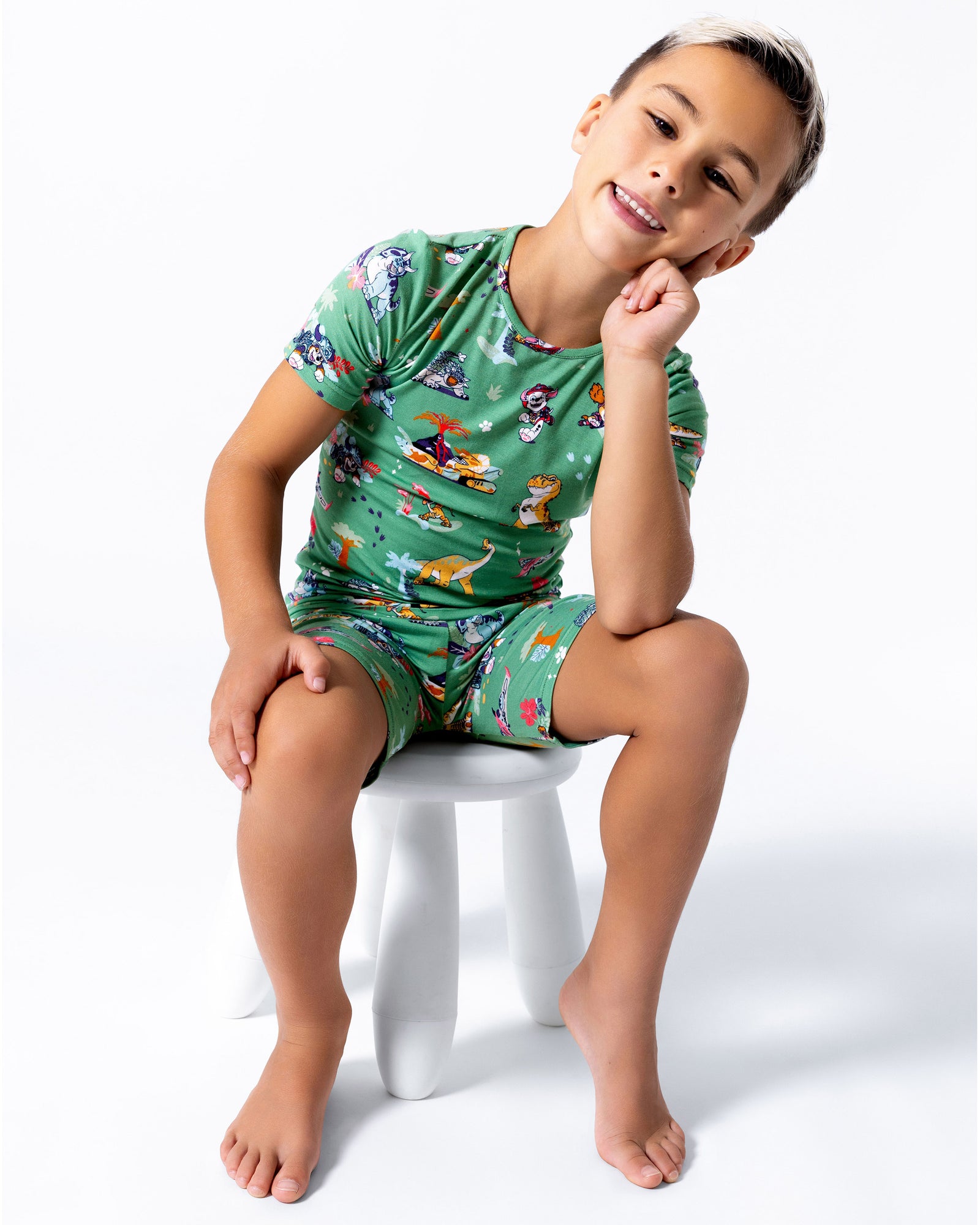 PAW Patrol: Dino Island Bamboo Kids Pajama Short Set