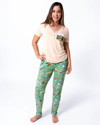 PAW Patrol: Dino Island Bamboo Women's Pajama Set!