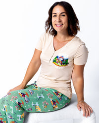 PAW Patrol: Dino Island Bamboo Women's Pajama Set!