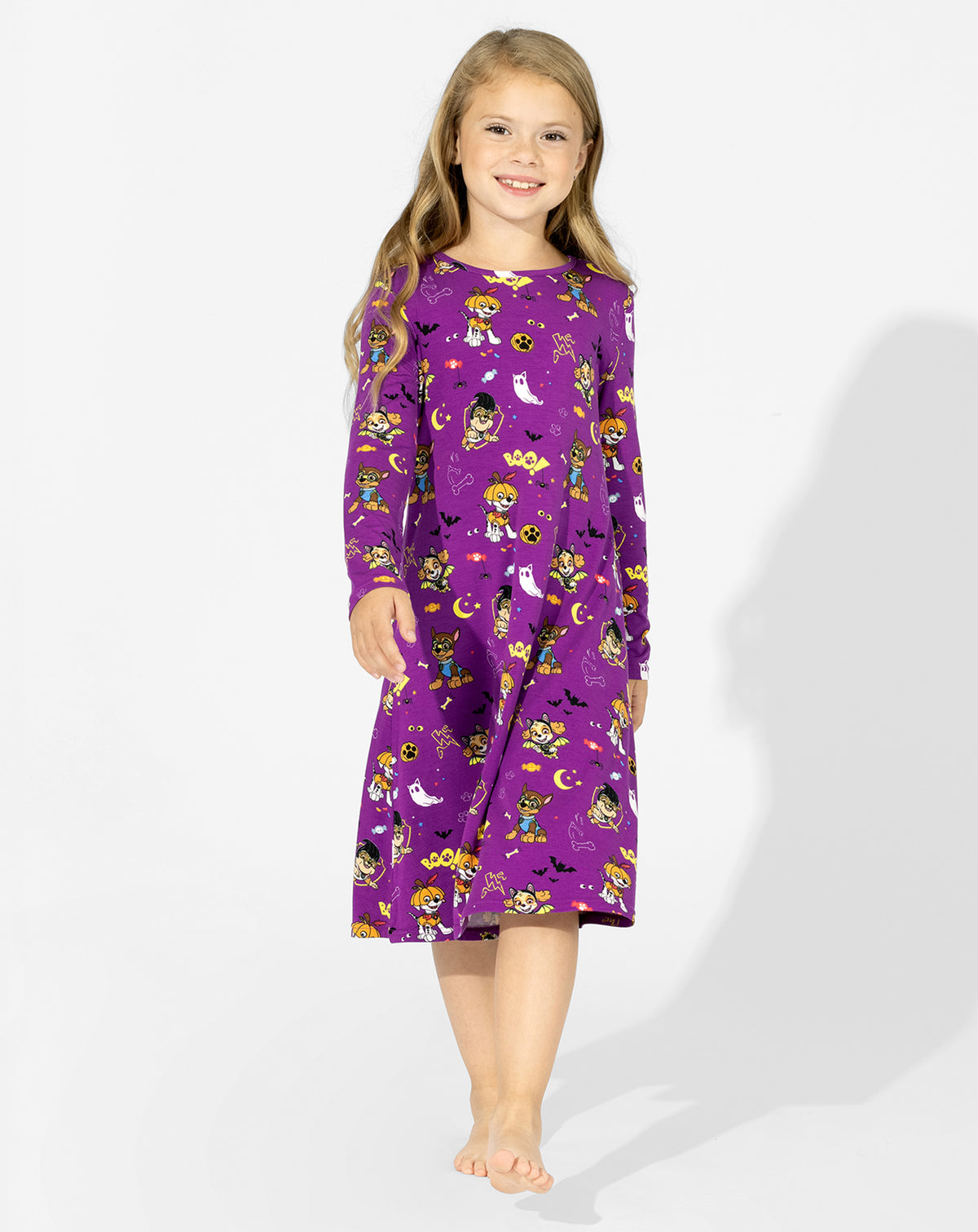 PAW Patrol: Halloween Bamboo Girls' Long Sleeve Dress