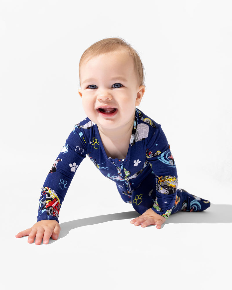 PAW Patrol: The Mighty Movie - Mighty Vehicles Bamboo Convertible Footie