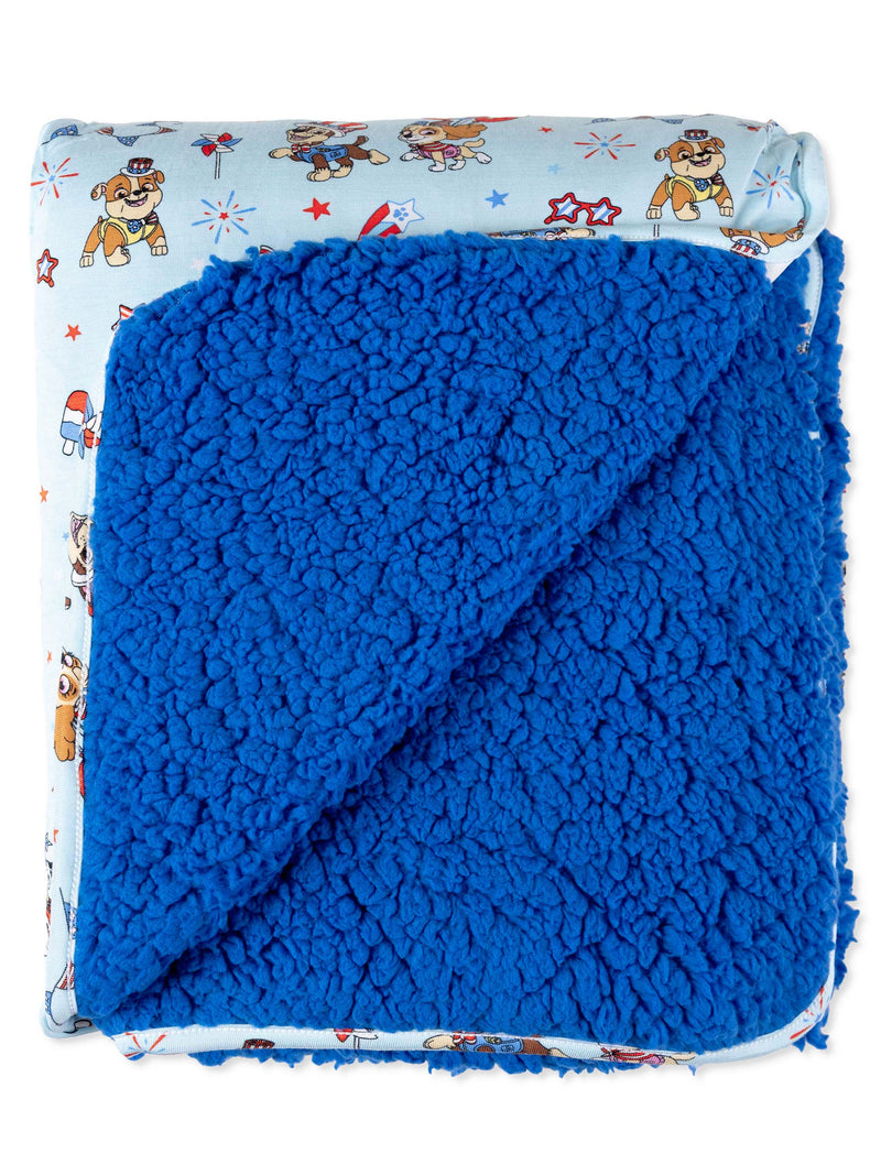 PAW Patrol: Patriotic Pups Bamboo Sherpa Blanket