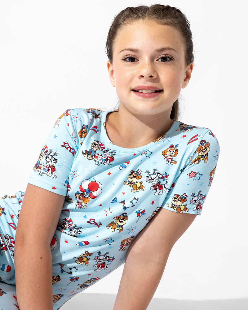 PAW Patrol: Patriotic Pups Bamboo Kids Pajama Short Set
