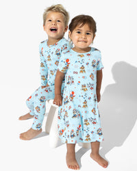 PAW Patrol: Patriotic Pups Bamboo Girls' Short Sleeve Dress
