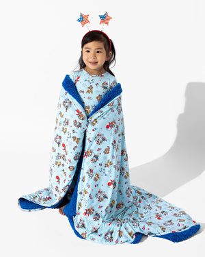 PAW Patrol: Patriotic Pups Bamboo Sherpa Blanket