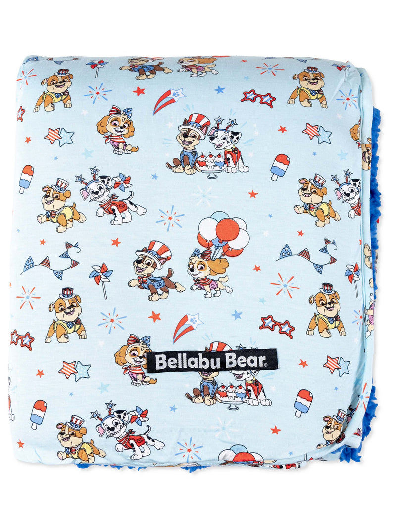 PAW Patrol: Patriotic Pups Bamboo Sherpa Blanket