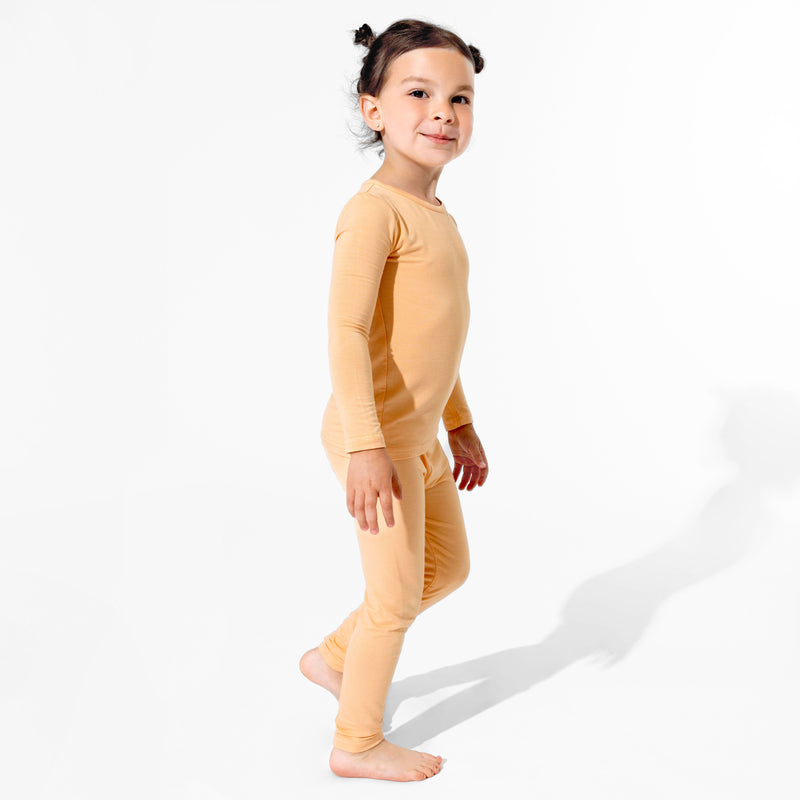 Peach Fuzz Bamboo Kids Pajamas