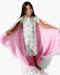 Petals & Posies Bamboo Girls' Short Sleeve Dress