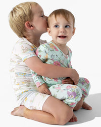 Petals & Posies Bamboo Convertible Footie