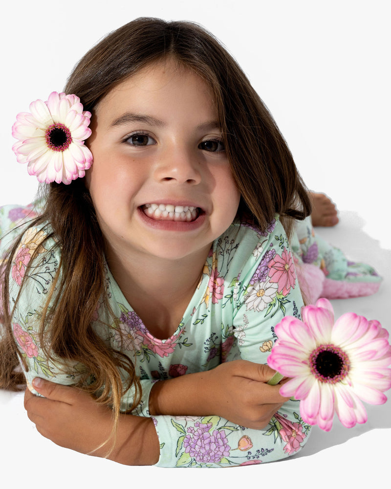 Petals & Posies Bamboo Kids Pajamas