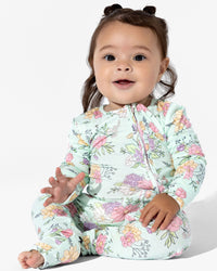 Petals & Posies Bamboo Convertible Footie