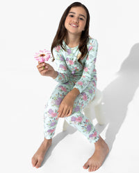 Petals & Posies Bamboo Kids Pajamas