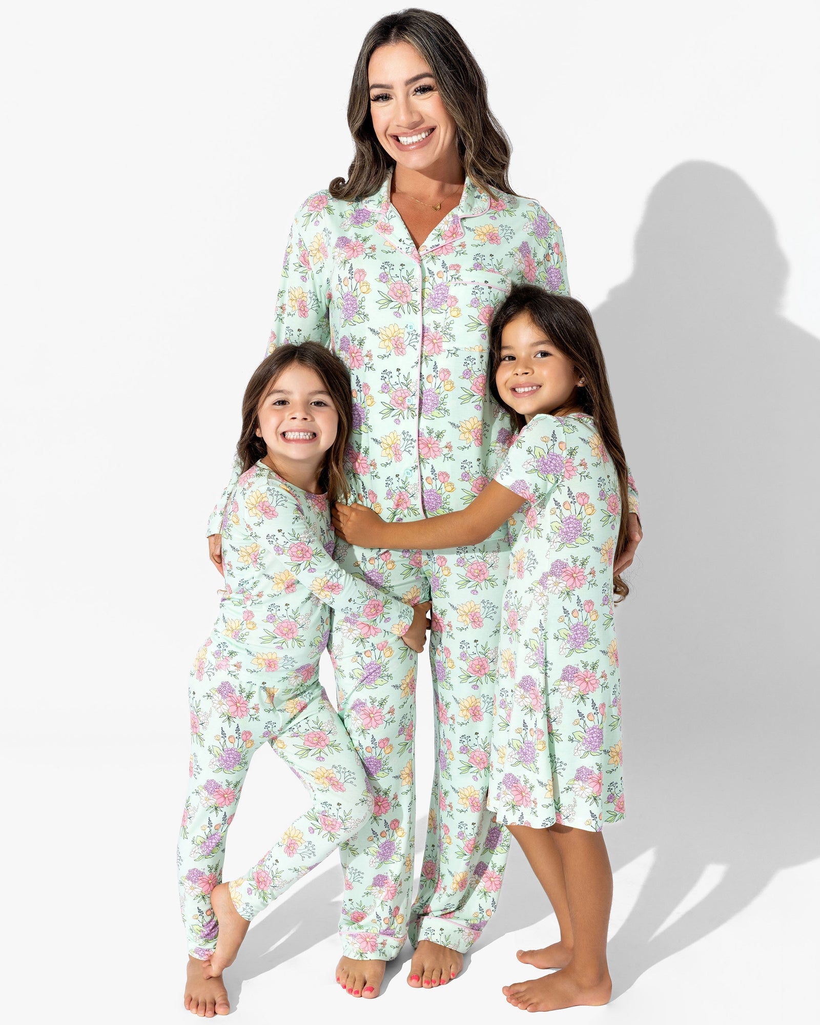 Petals & Posies Bamboo Kids Pajamas