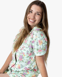 Petals & Posies Bamboo Women's Pajama Short Set