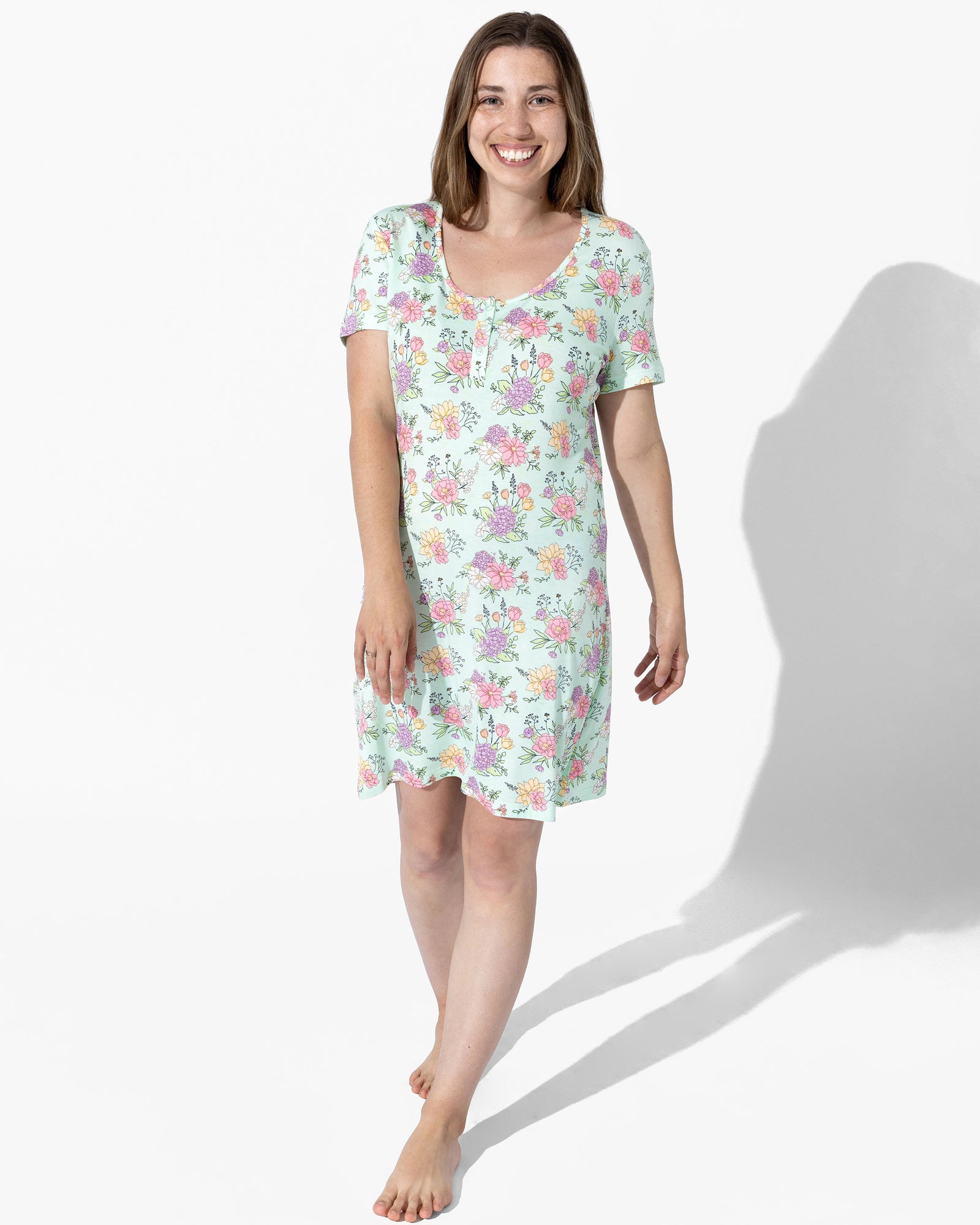 Petals & Posies Bamboo Women's Nightgown