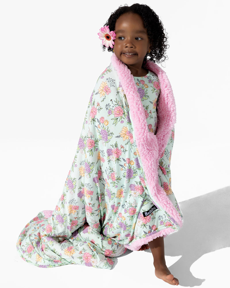 Petals & Posies Bamboo Blanket