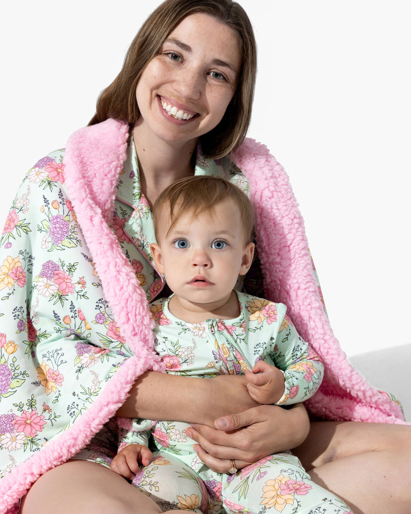 Petals & Posies Bamboo Convertible Footie