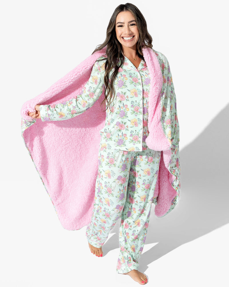 Petals & Posies Bamboo Women's Pajama Set