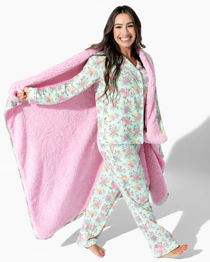 Petals & Posies Bamboo Women's Pajama Set