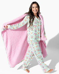 Petals & Posies Bamboo Women's Pajama Set