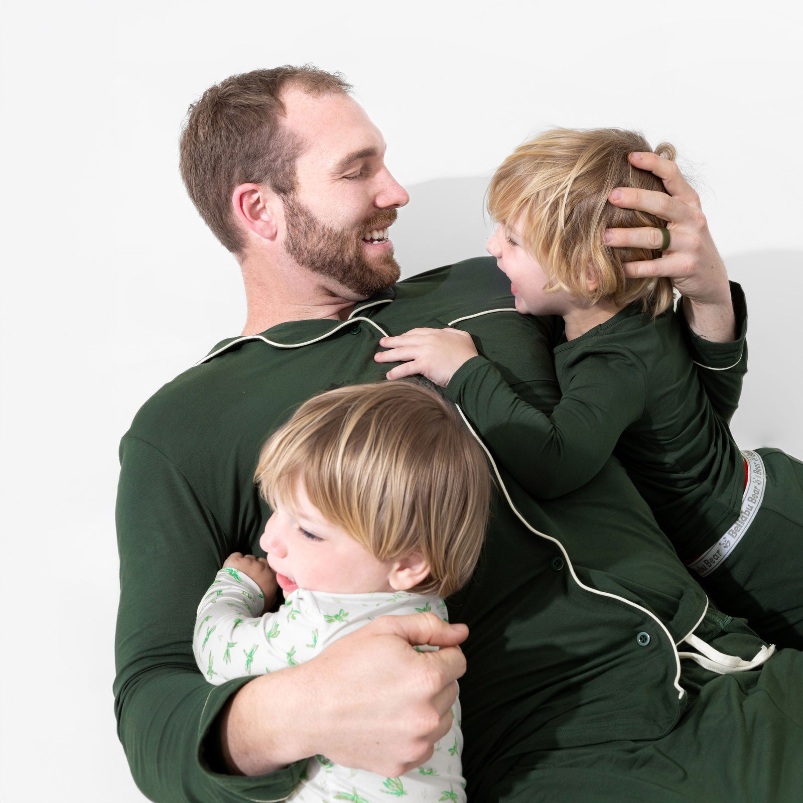 Pine Green Bamboo Men's Pajama Set