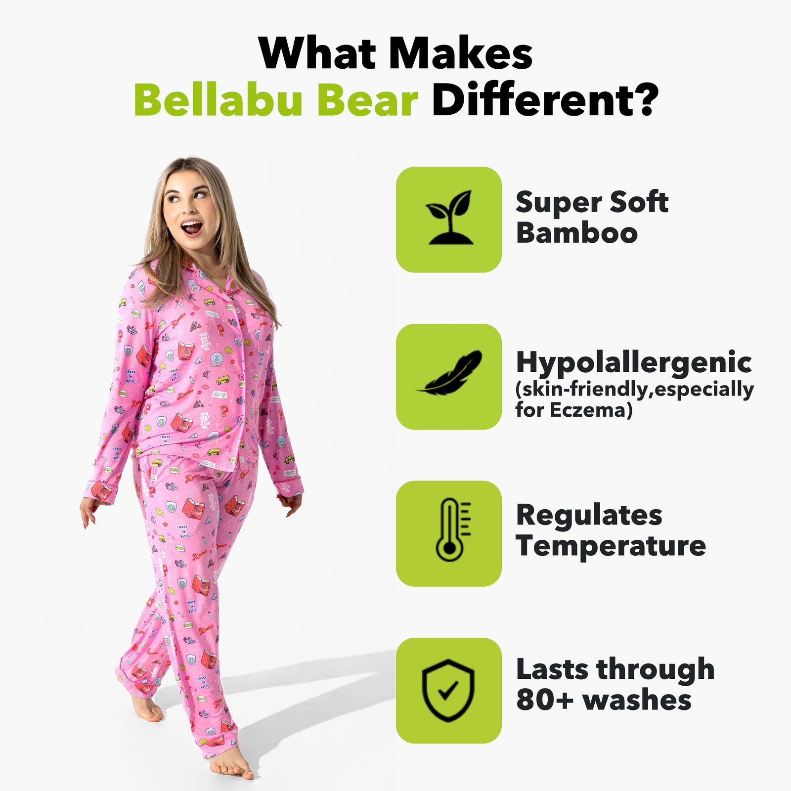 Mean Girls: So Fetch Bamboo Women's Pajama Set