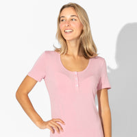 Dusty Rose Bamboo Women's Nightgown
