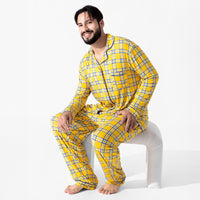 Clueless Total Betty Plaid Bamboo Men's Pajama Set