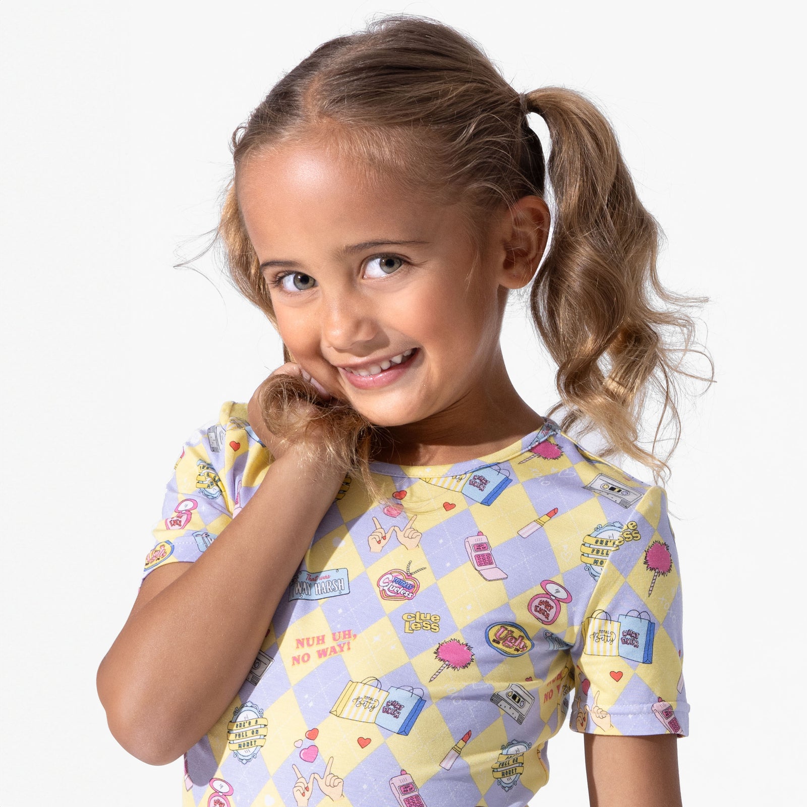 Clueless As If! Bamboo Kids Pajama Short Set