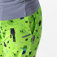 Minecraft Mob Squad Bamboo Men's Pajama Set