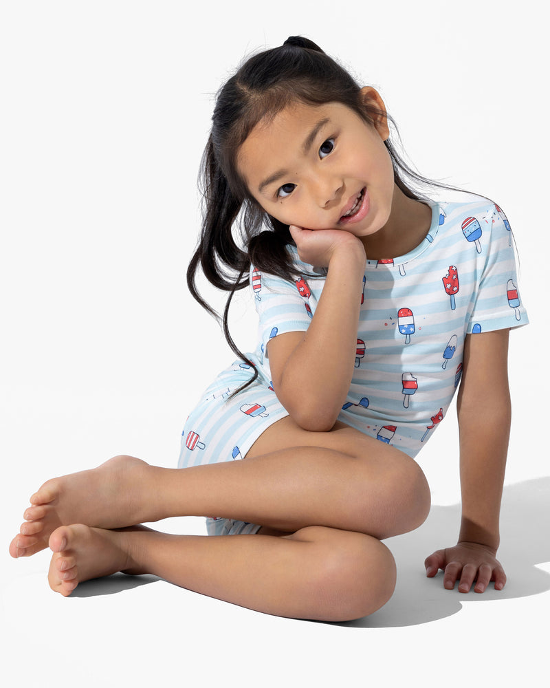 Popsicles Bamboo Kids Pajama Short Set