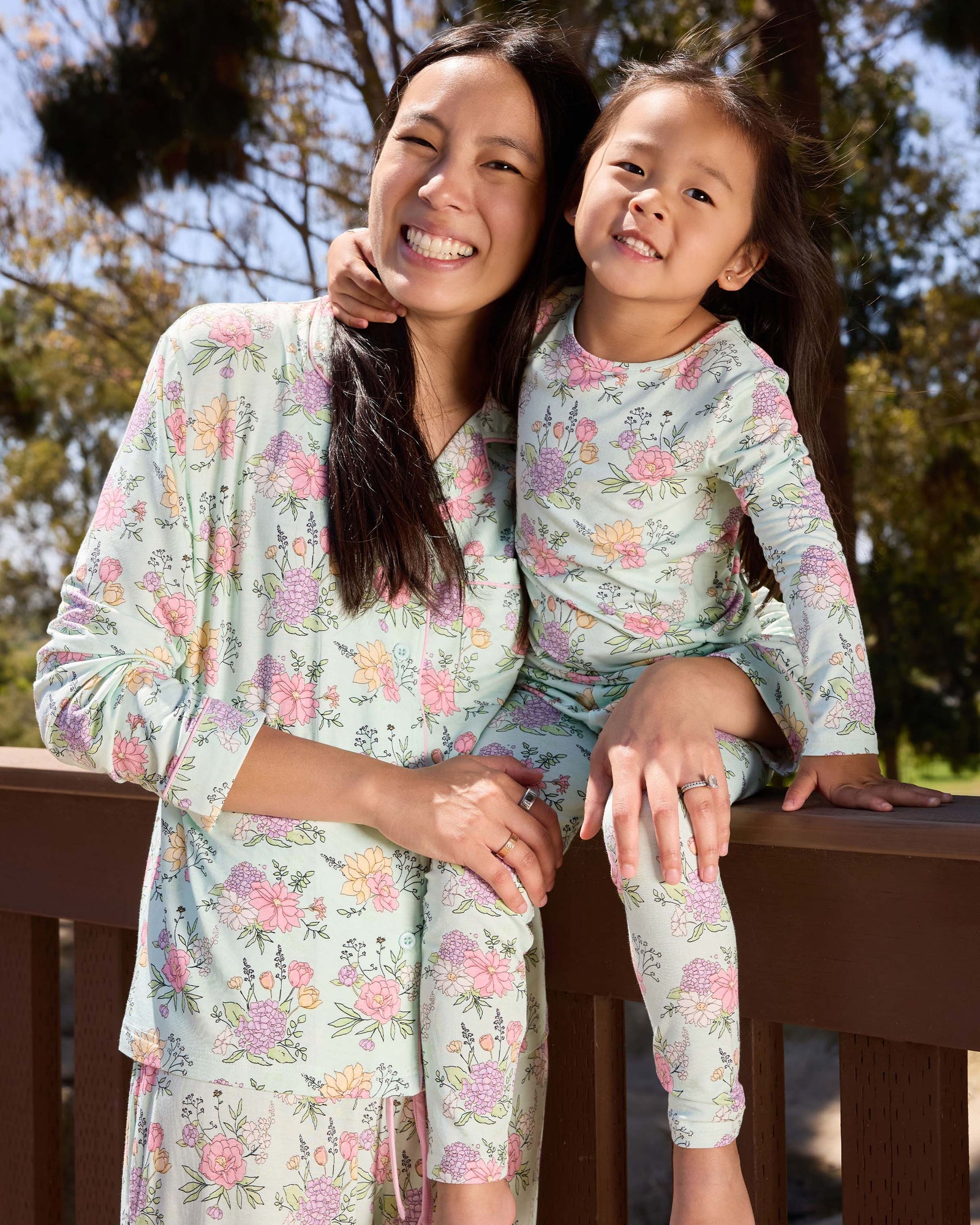 Petals & Posies Bamboo Kids Pajamas