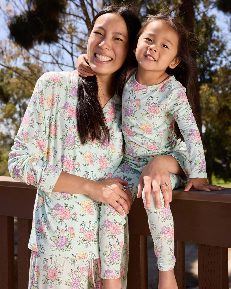 Petals & Posies Bamboo Kids Pajamas