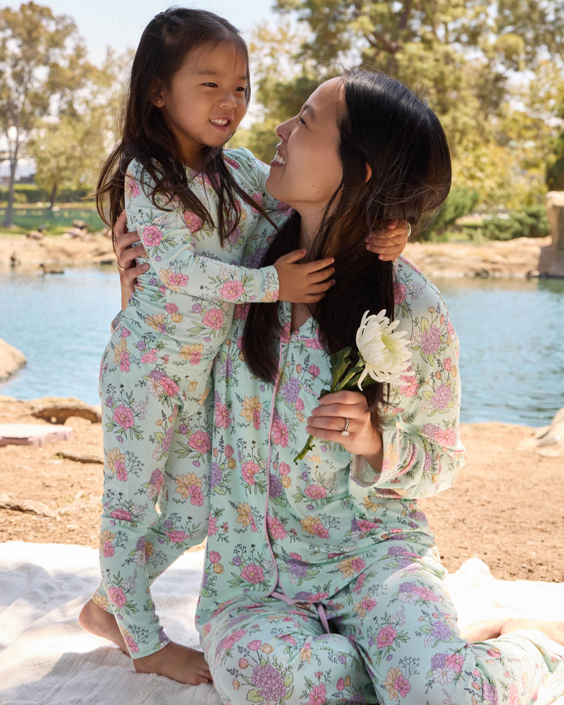 Petals & Posies Bamboo Kids Pajamas