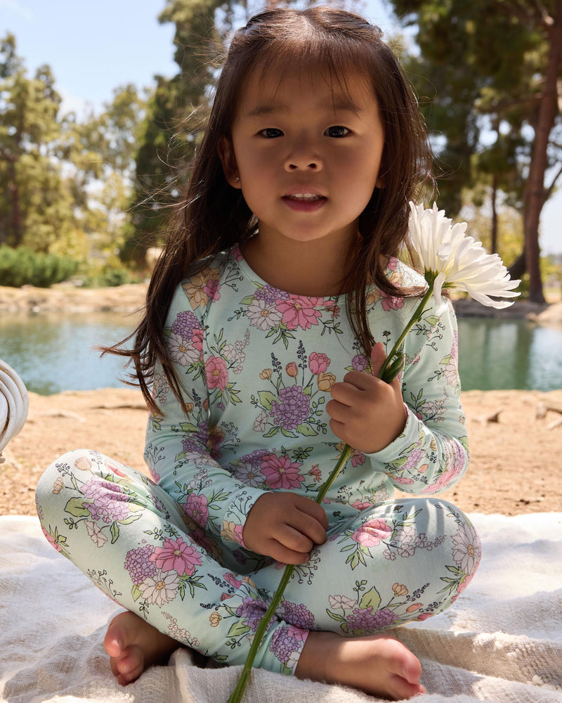 Petals & Posies Bamboo Kids Pajamas