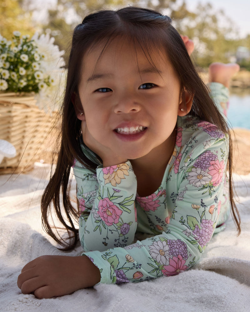Petals & Posies Bamboo Kids Pajamas