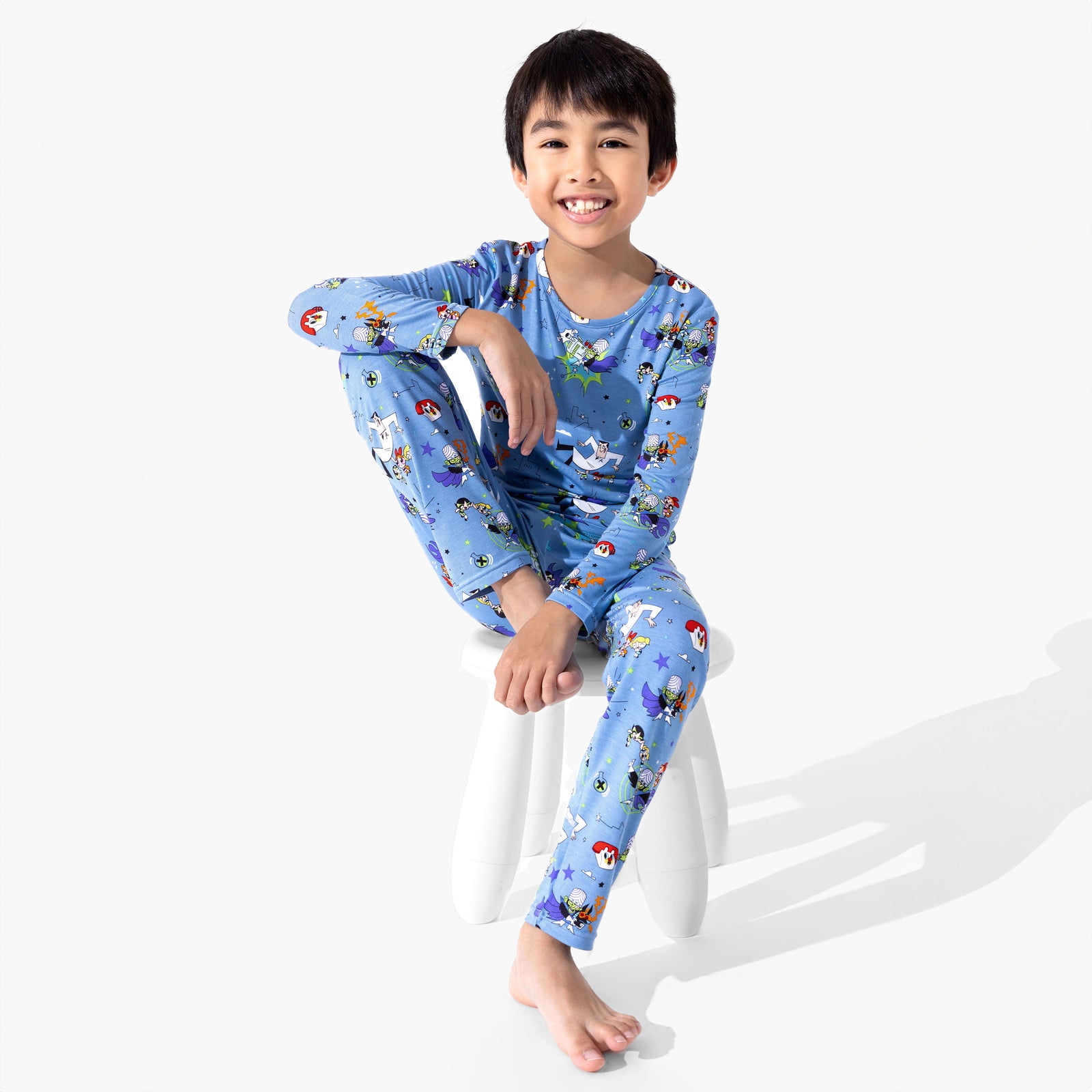 Powerpuff Girls Mojo Jojo Showdown Bamboo Kids Pajamas