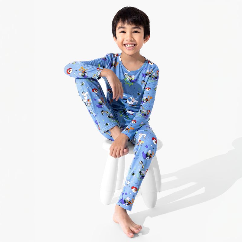 Powerpuff Girls Mojo Jojo Showdown Bamboo Kids Pajamas