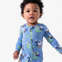 Powerpuff Girls Mojo Jojo Showdown Bamboo Convertible Footie