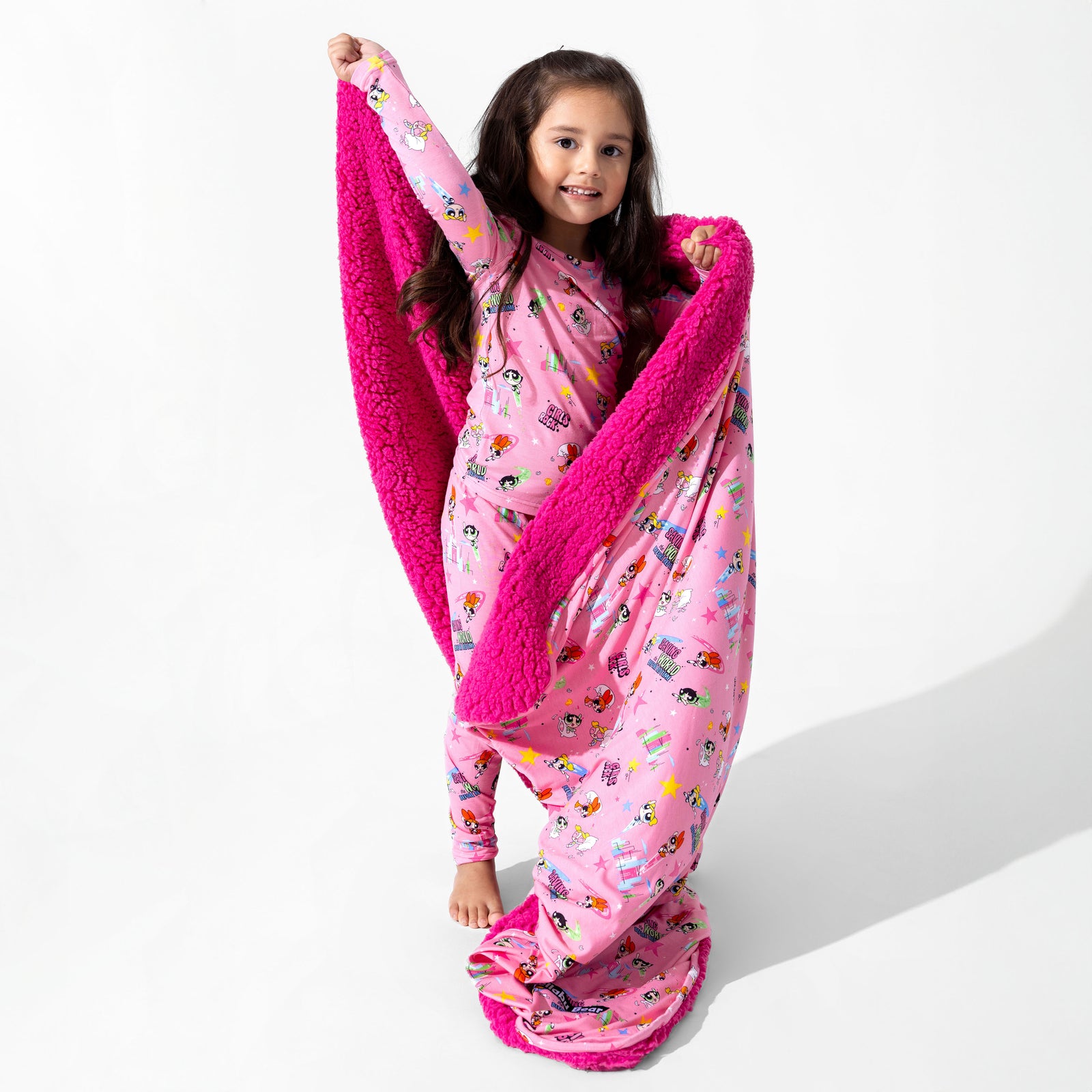 Powerpuff Girls Saving Bedtime Bamboo Kids Pajamas