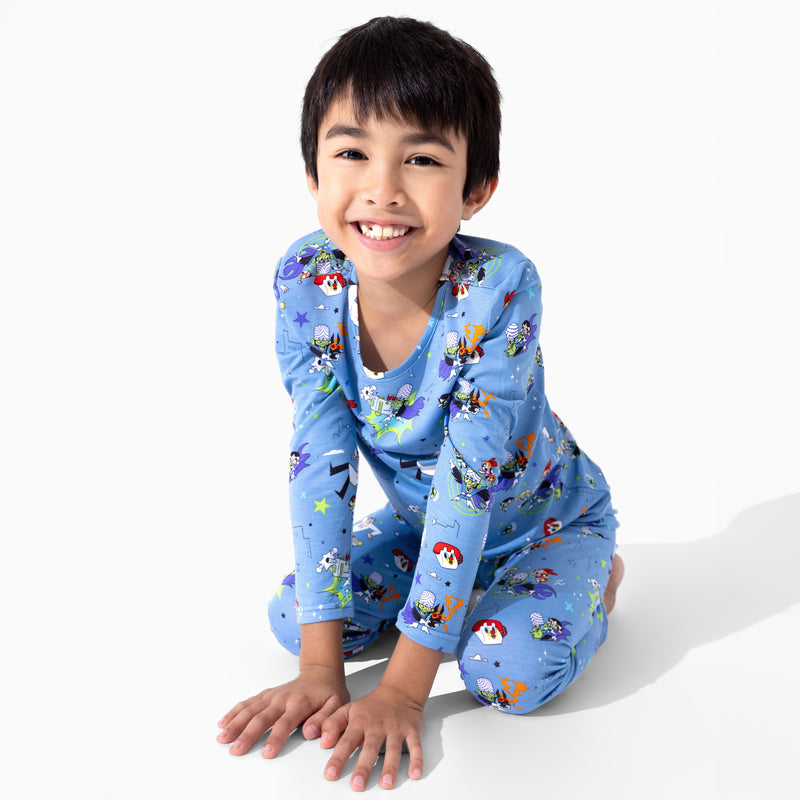 Powerpuff Girls Mojo Jojo Showdown Bamboo Kids Pajamas