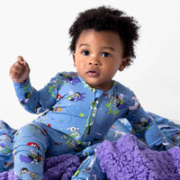 Powerpuff Girls Mojo Jojo Showdown Bamboo Convertible Footie