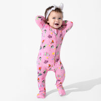 Powerpuff Girls Saving Bedtime Bamboo Convertible Footie