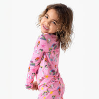 Powerpuff Girls Saving Bedtime Bamboo Kids Pajamas