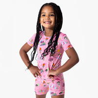 Powerpuff Girls Saving Bedtime Bamboo Kids Pajama Short Set