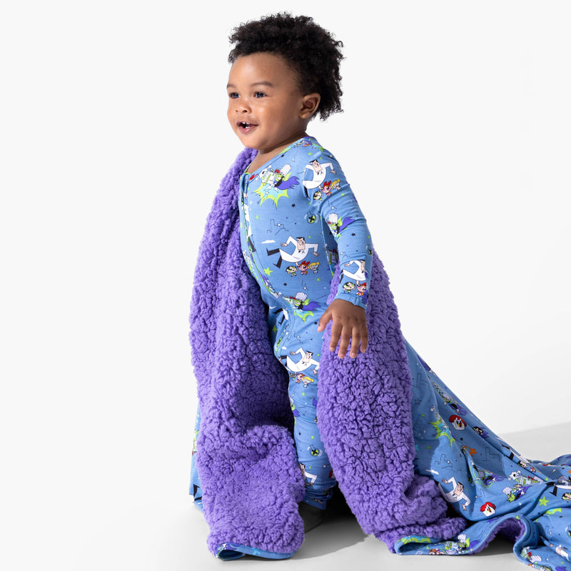 Powerpuff Girls Mojo Jojo Showdown Bamboo Convertible Footie