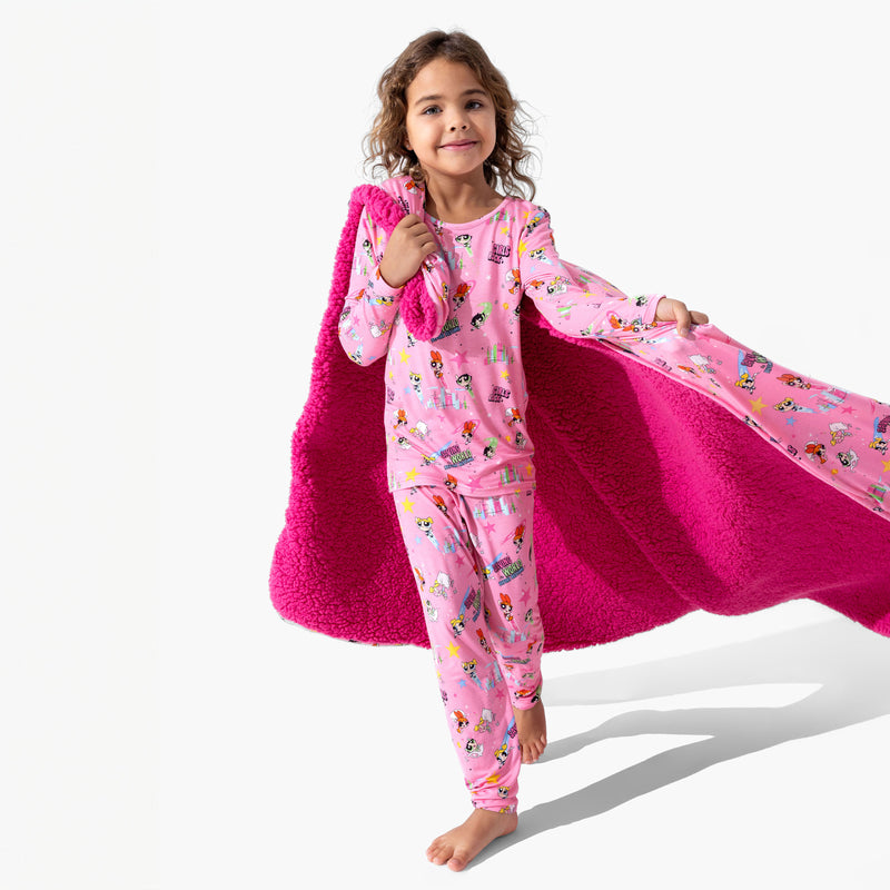 Powerpuff Girls Saving Bedtime Bamboo Kids Pajamas
