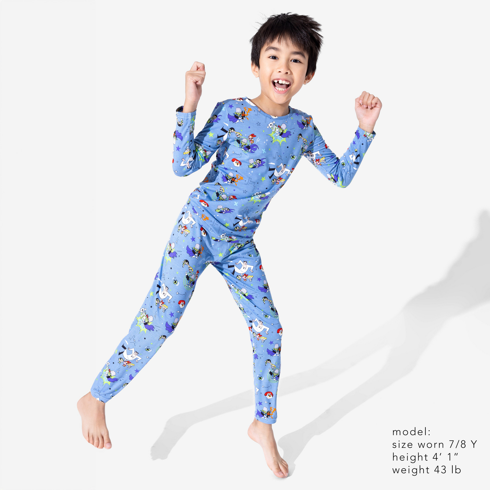 Powerpuff Girls Mojo Jojo Showdown Bamboo Kids Pajamas