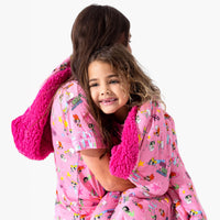 Powerpuff Girls Saving Bedtime Bamboo Sherpa Blanket