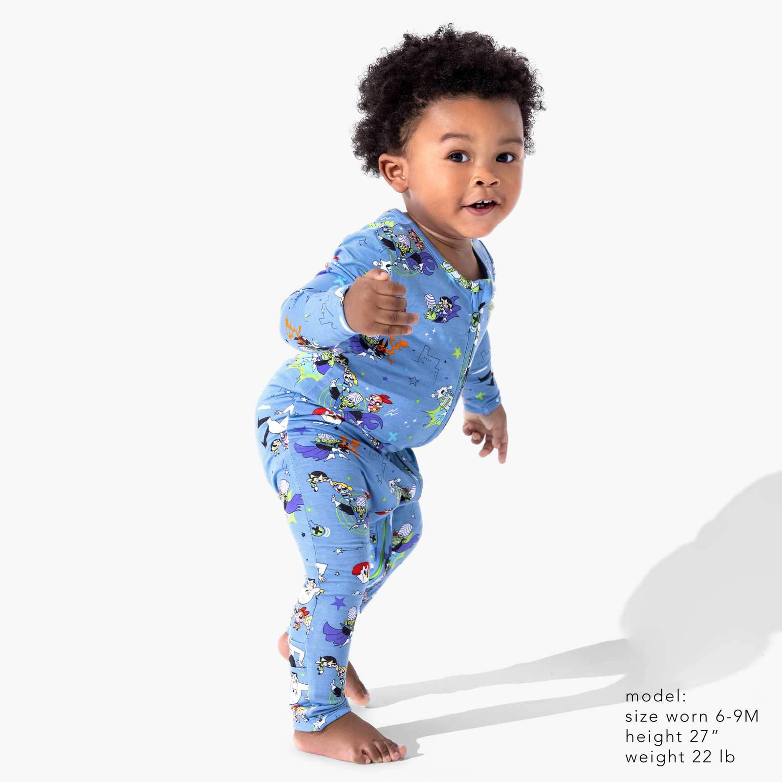 Powerpuff Girls Mojo Jojo Showdown Bamboo Convertible Footie